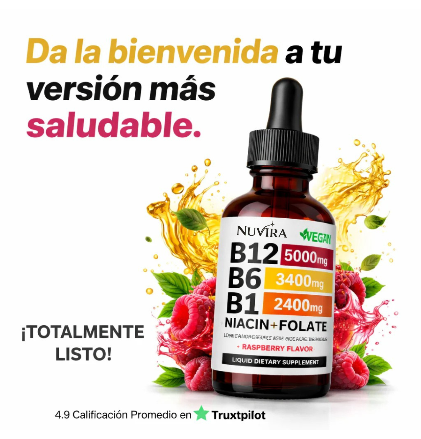 Nuvira™ 5 en 1 Complejo Vitamina B12 B6 B1