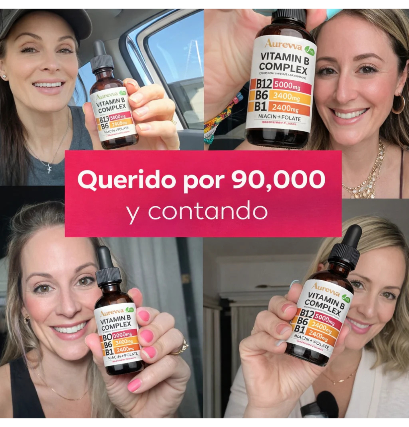 Nuvira™ 5 en 1 Complejo Vitamina B12 B6 B1