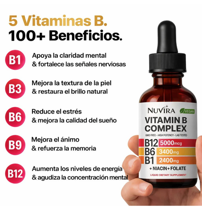 Nuvira™ 5 en 1 Complejo Vitamina B12 B6 B1
