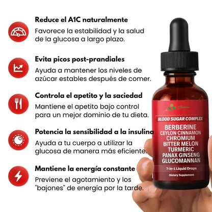 Nuvira™ GlucoBalance 7-en-1 (Gotas)