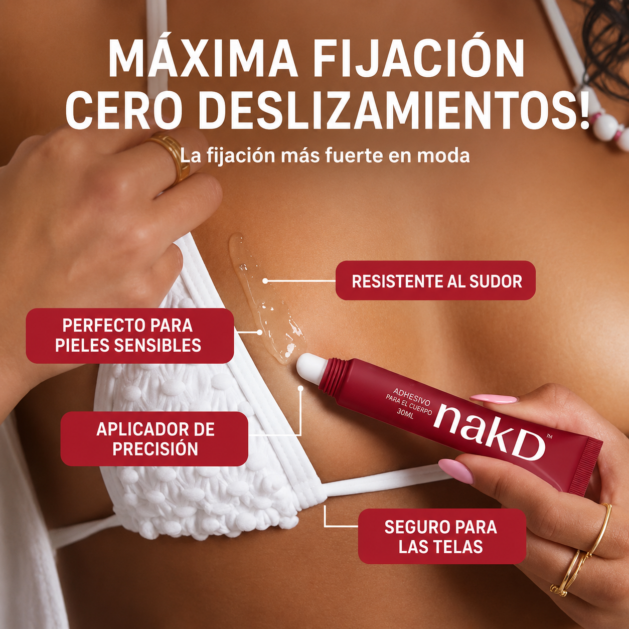 NAKD: adhesivo líquido para cuerpo