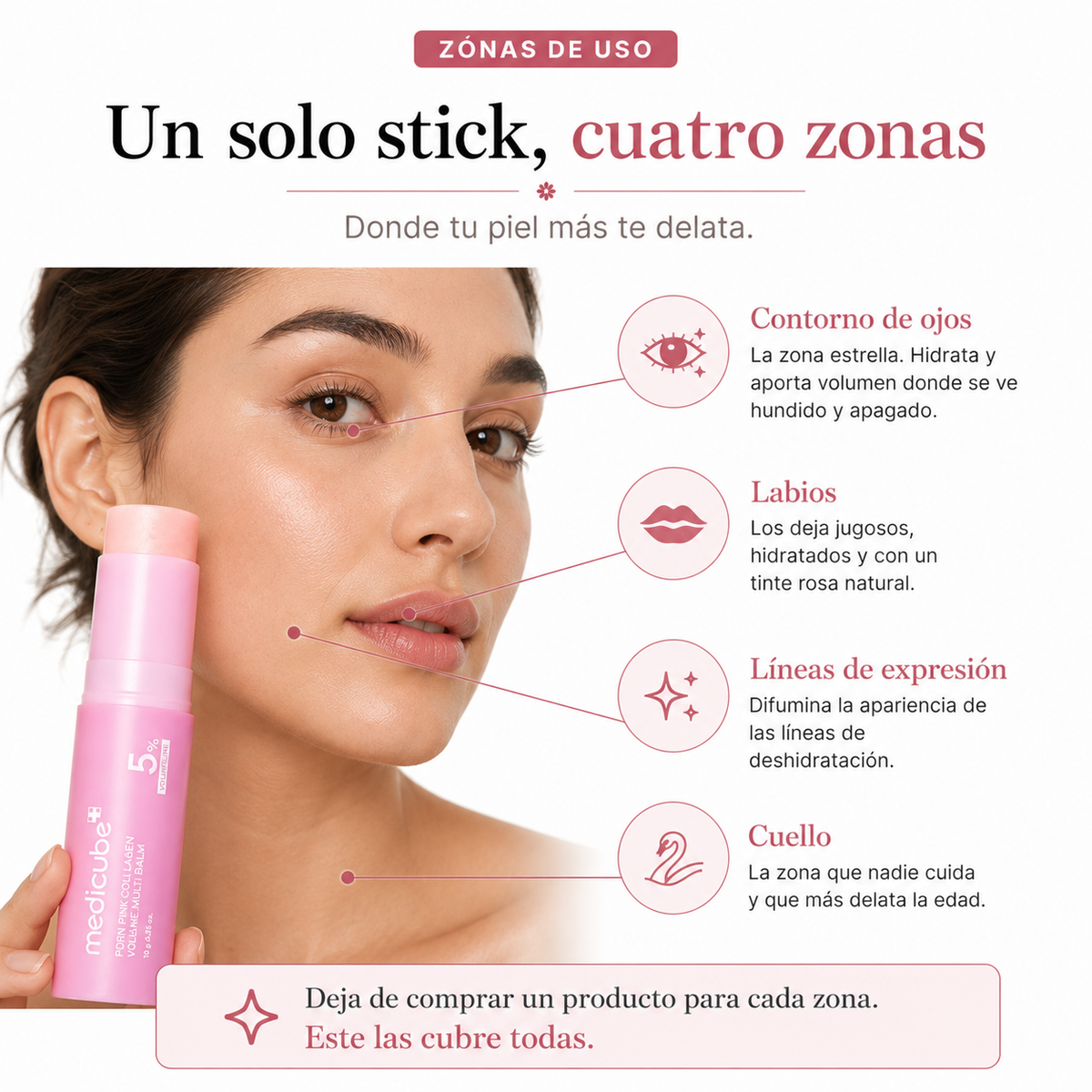 Bálsamo PDRN Pink Collagen: aplicación