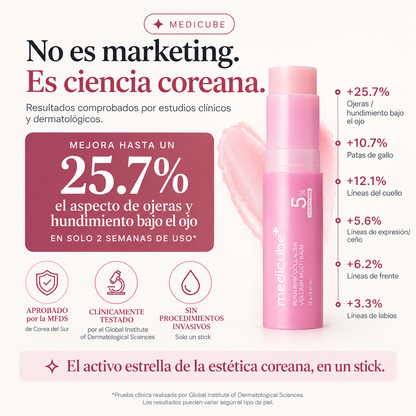 Bálsamo PDRN Pink Collagen: resultados