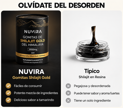 Eleveit Gold Pastilhas de Shilajit Puro dos Himalaias: Com Ashwagandha, Black Musli e Gokshura