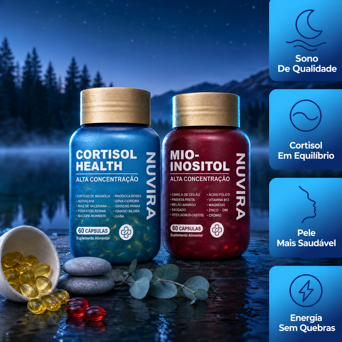 Serelia™ | Baixe o seu cortisol e recupere a sua energia, sono e leveza em 14 dias