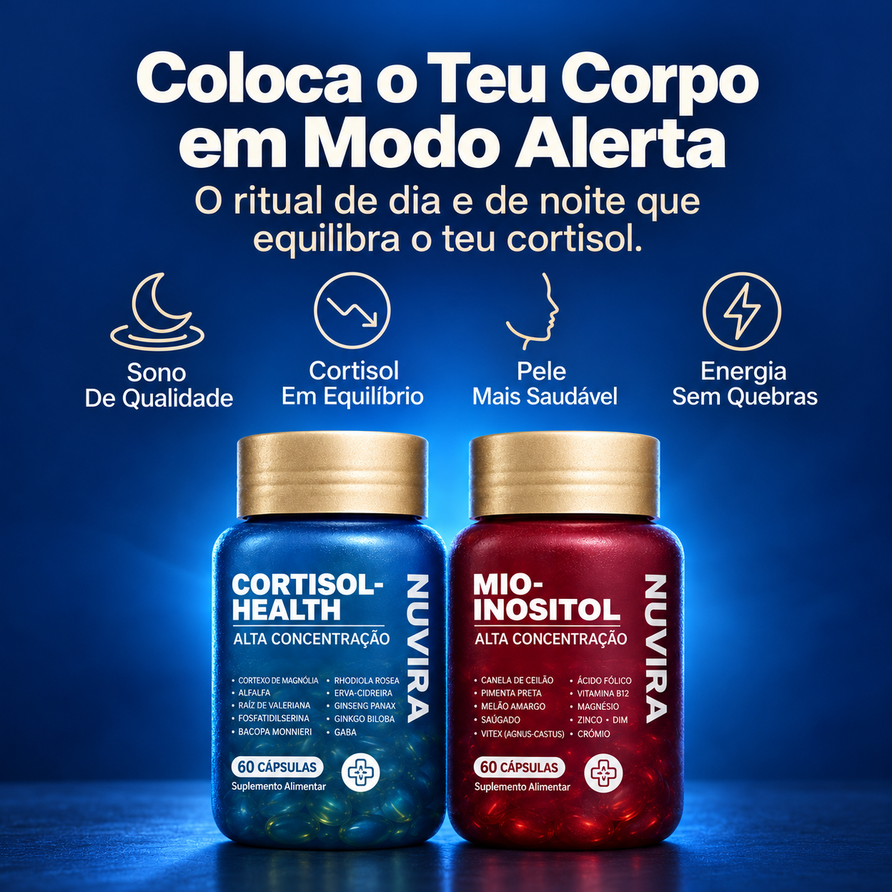 Serelia™ | Baixe o seu cortisol e recupere a sua energia, sono e leveza em 14 dias
