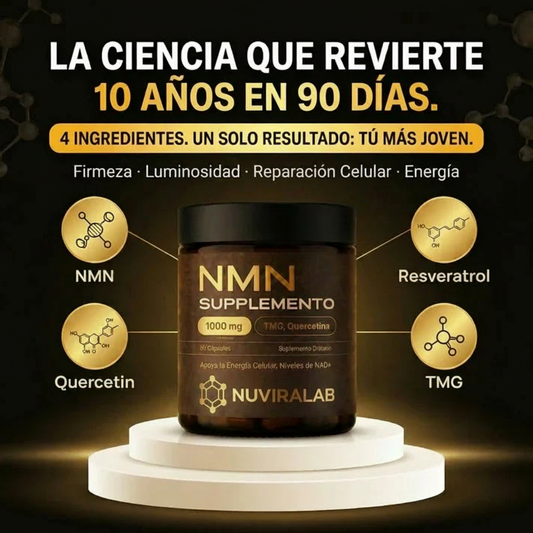 NMN+ 1000MG | Restauración Celular 4 en 1 · 60 cápsulas