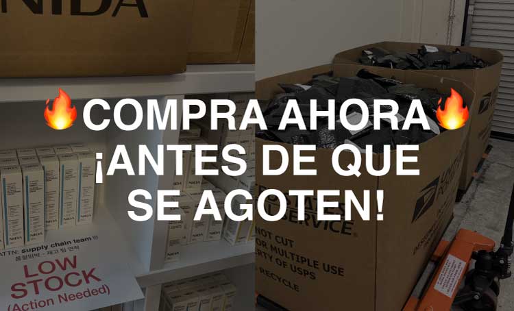 Existencias limitadas